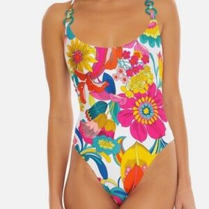 Trina Turk Fontaine Twist-back, convertible, One-Piece Swimsuit